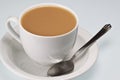 Cup of Tea with spoon Royalty Free Stock Photo