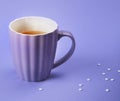 A cup of tea with sweetener Royalty Free Stock Photo