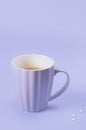 A cup of tea with sweetener. A cup of tea with sugar Royalty Free Stock Photo