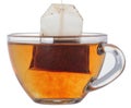 Cup of tea with teabag Royalty Free Stock Photo