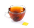 Cup of tea with teabag Royalty Free Stock Photo