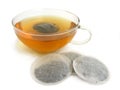 Cup of tea with with teabags Royalty Free Stock Photo