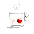 A cup of tea by valentine`s day