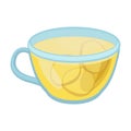 Cup of tea vector icon.Cartoon vector icon isolated on white background cup of tea.