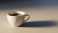 Cup and the textured background with a gentle transition from light to Royalty Free Stock Photo