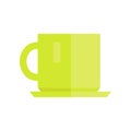 Cup Vector Illustration in Flat Style Design.