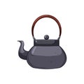 cup vintage teapot cartoon vector illustration Royalty Free Stock Photo