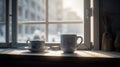 A Cup of Warm Coffee by the Window