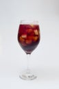 A cup of wine and fruits Royalty Free Stock Photo