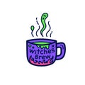 Cup of witch brew for Halloween