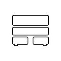 Cupboard glyph icon. Element of Furniture for mobile concept and web apps icon. Thin line icon for website design and