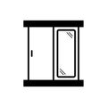 cupboard icon vector