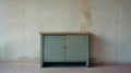 Editorial Style Photograph Of A Cupboard In A Simple And Clean Empty Brutalist Environment