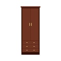 Cupboard wardrobe flat icon