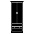 Cupboard wardrobe simple icon