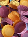 Cupcake cases Royalty Free Stock Photo
