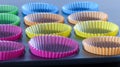 Cupcake cases Royalty Free Stock Photo