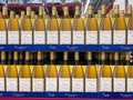 Cupcake Chardonay Wine in a box at a Sam`s Club grocery store Royalty Free Stock Photo