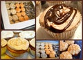 Cupcake Collage Royalty Free Stock Photo