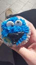 Cupcake cookie monster