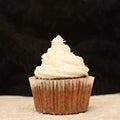 Cupcake with cream frosting Royalty Free Stock Photo