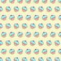 Cupcake - emoji pattern 14