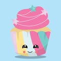 CUPCAKE EMOJI RAINBOW 08