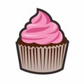 Cupcake. fairy cake. Sweet birthday cupcakes. Colorful cupcakes illustration