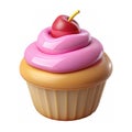 A cupcake icon Royalty Free Stock Photo