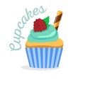 Cupcake or muffin illustration