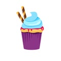 Cupcake or muffin illustration