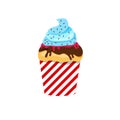 Cupcake or muffin illustration