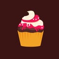 Cupcake or muffin illustration