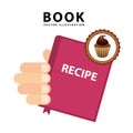 Cupcake recipe book Royalty Free Stock Photo