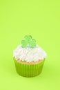 Cupcake for Saint Patricks Day Royalty Free Stock Photo