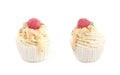 Cupcake shaped bath bomb isolated Royalty Free Stock Photo
