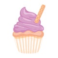 cupcake sweet dessert icon design