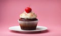 Cupcake sweetness: Delicious treat Royalty Free Stock Photo