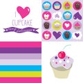 Cupcake vector