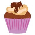 Cupcake Vector icon which can be easily modified or edit Royalty Free Stock Photo