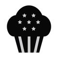 Cupcake. Vector illustration decorative design Royalty Free Stock Photo