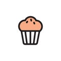 cupcake. Vector illustration decorative design Royalty Free Stock Photo