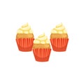 Cupcakes Bakery Assortment Icon