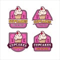 Cupcakes design premium logo collection-3