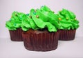 Cupcakes, green