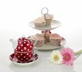 Cupcakes and tea Royalty Free Stock Photo