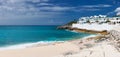 Cupecoy beach on St Martin Caribbean