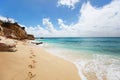 Cupecoy Beach on St Martin Caribbean