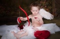 Cupid with Bow and Arrow