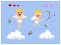 Cupid. Character for animation. Vector